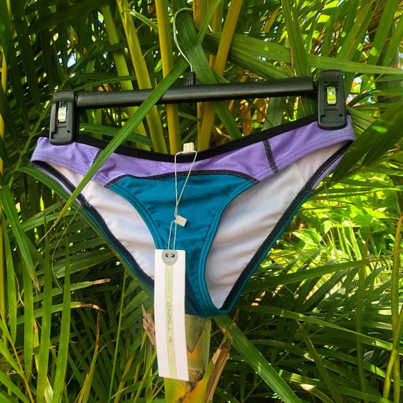 NWT O'Neill Metallic Swim Bottoms - Picture 1 of 3